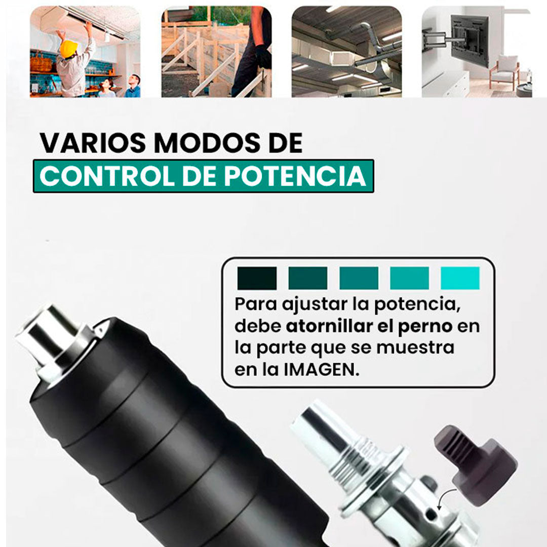 PISTOLA DE CLAVOS : remachadora neumática