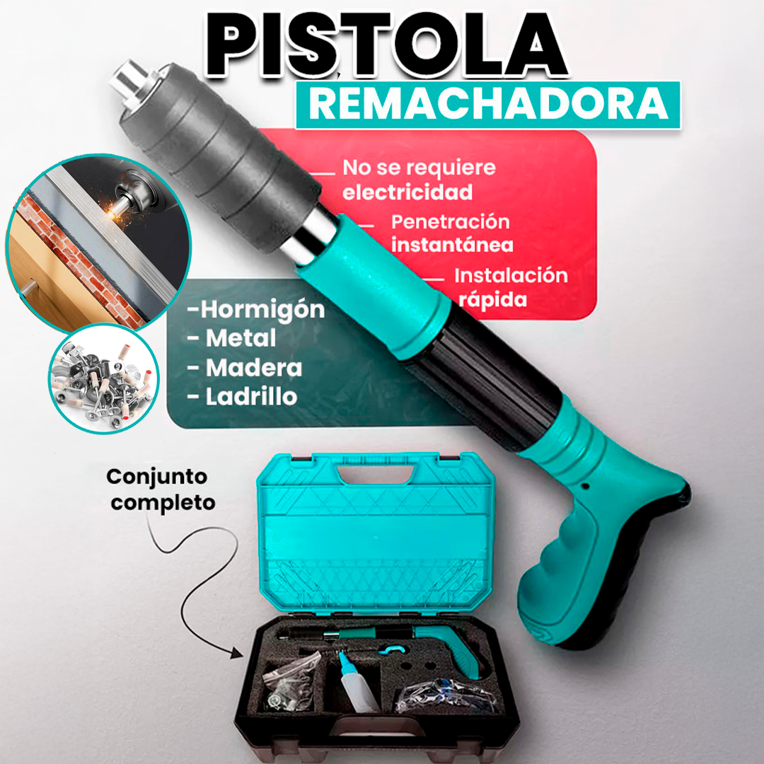 PISTOLA DE CLAVOS : remachadora neumática