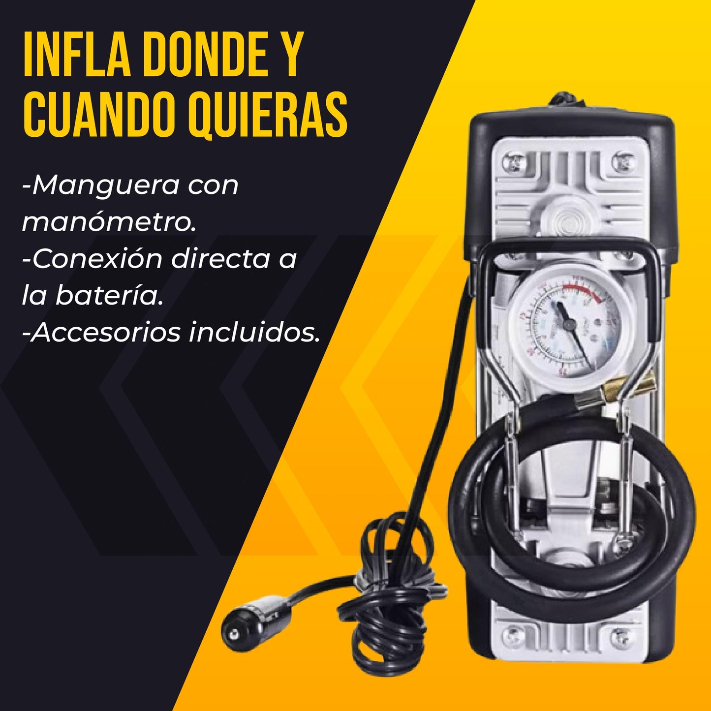 Infla tus llantas en minutos y olvídate de las filas! 🚗⚡