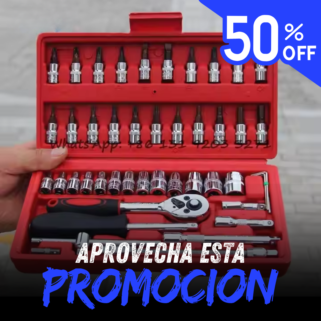 Kit De Llaves 46 Piezas ¡Llévalo a mitad de precio esta Navidad! 🎄