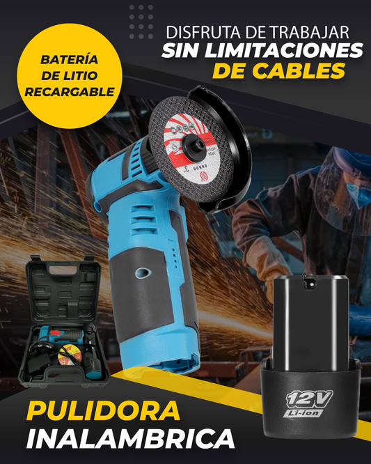 Pulidora Inalámbrica Profesional – Más Rendimiento, Menos Esfuerzo 💪.