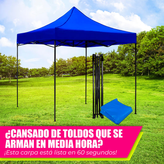 Carpa Toldo Plegable Premium 3x3 Impermeable