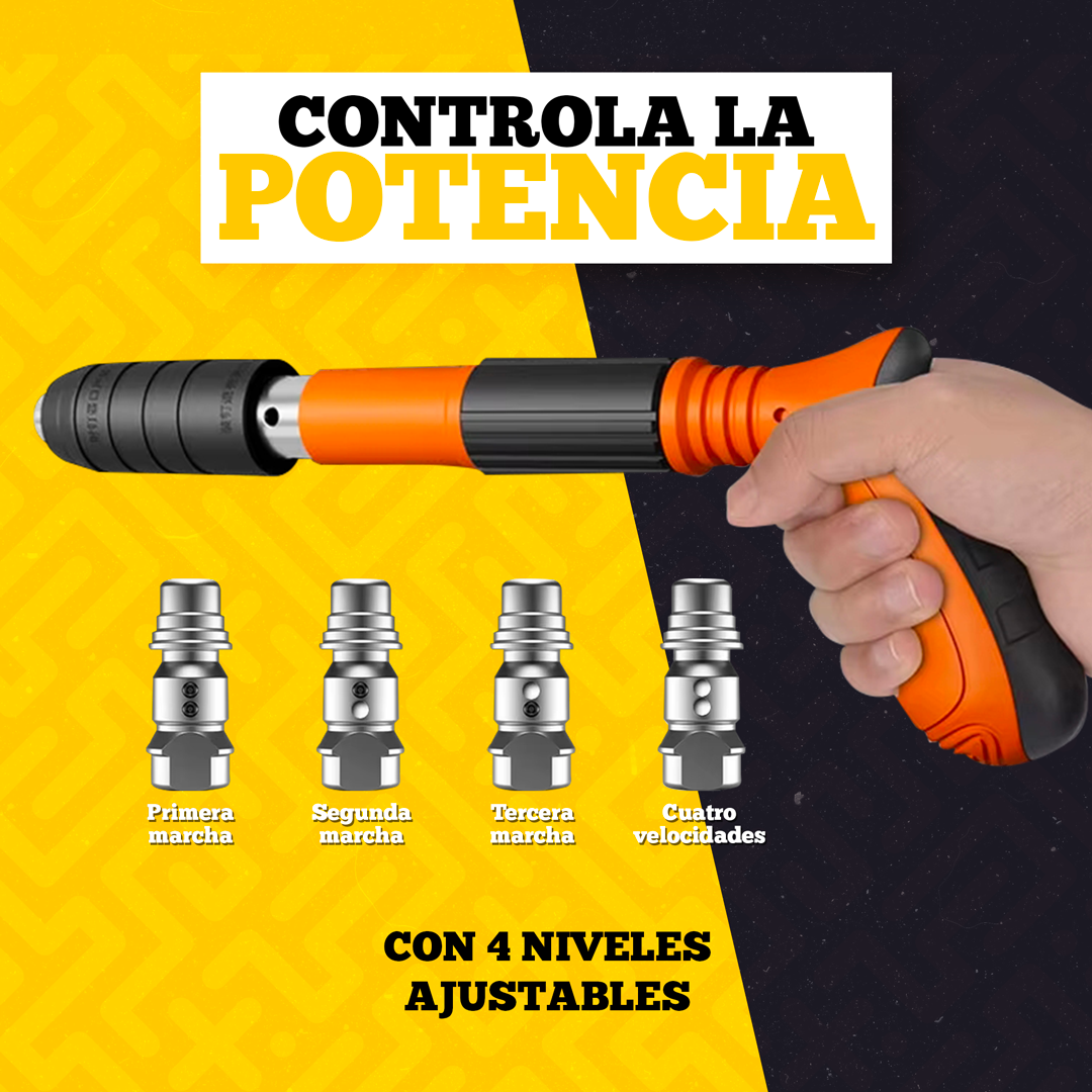 Pistola de Remaches Instantánea – Fija y Une con Máxima Precisión