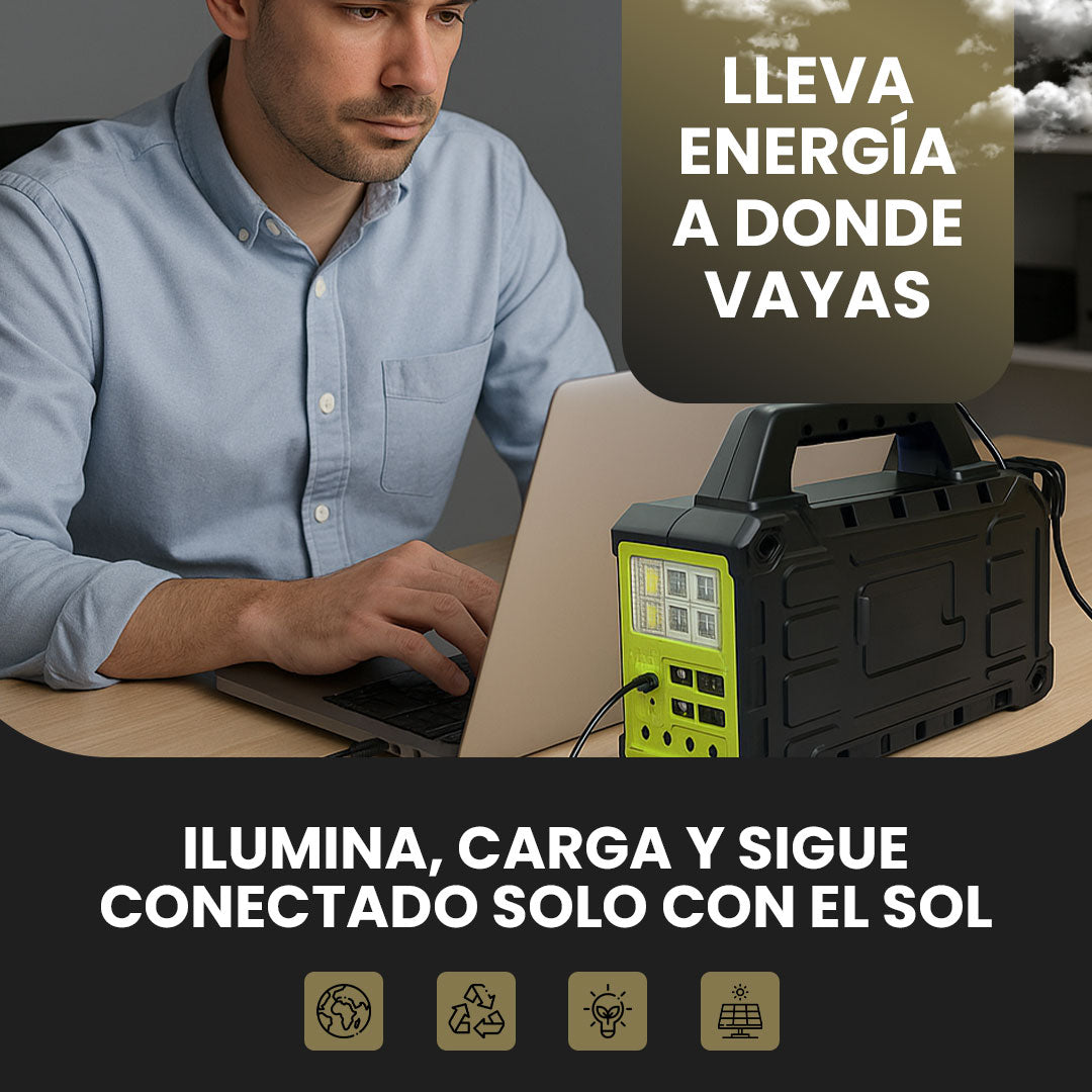 Estacion Carga solar Portatil