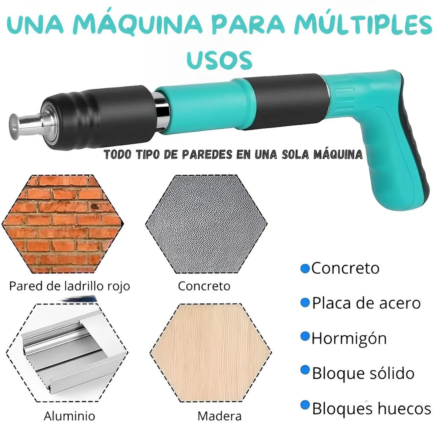 PISTOLA DE CLAVOS : remachadora neumática